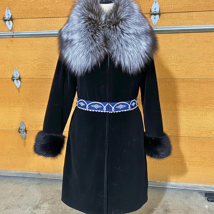 Contemporary Pleated Style Parka