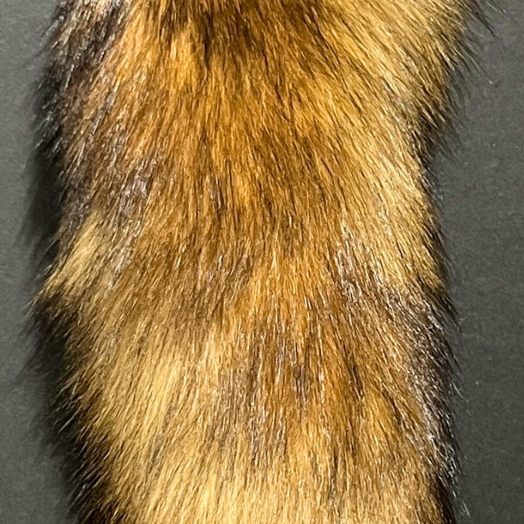 Red Fox Tail Keychain