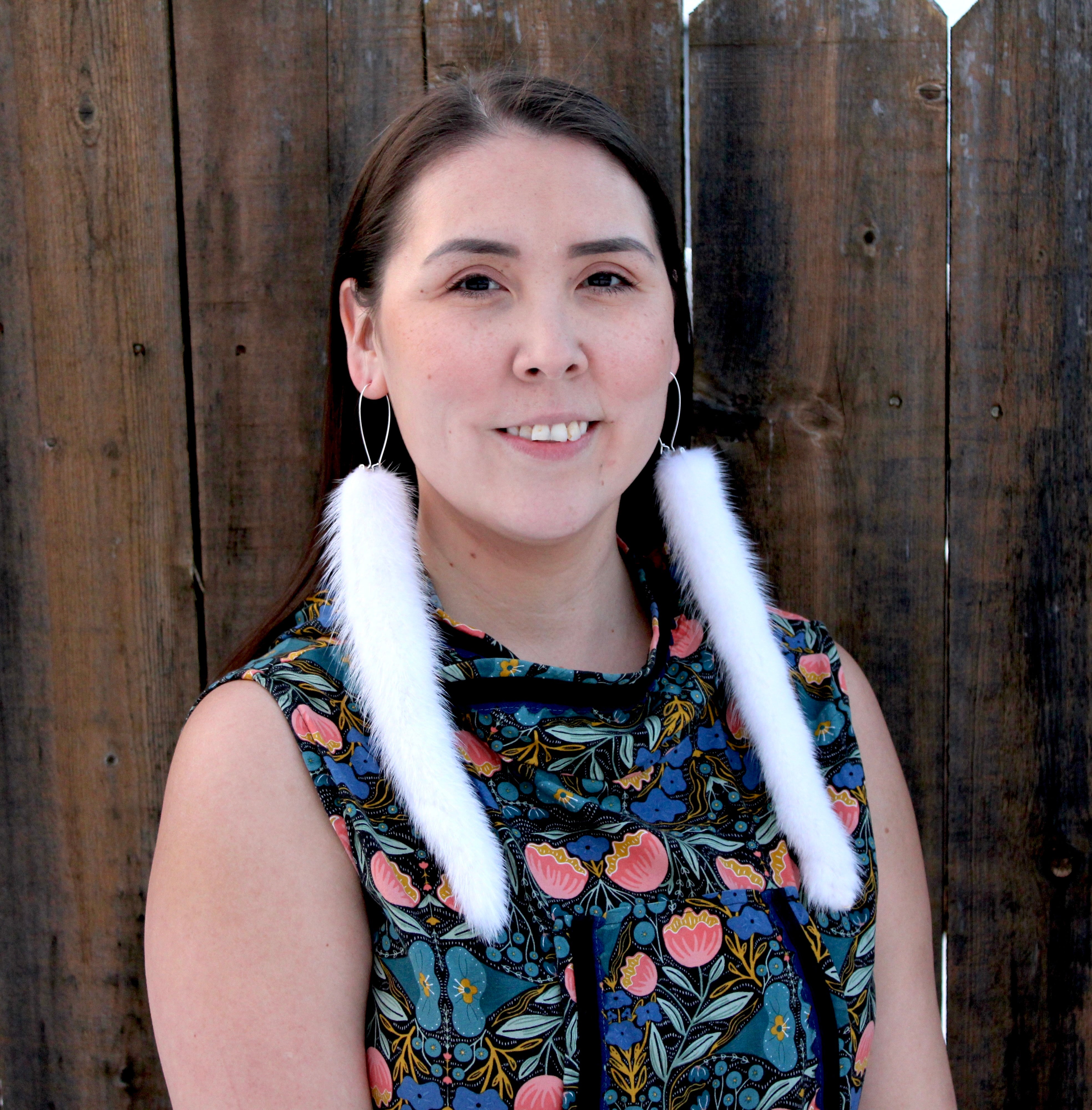 Mink Tail Fur Earrings