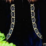 Black A-line Long Parka