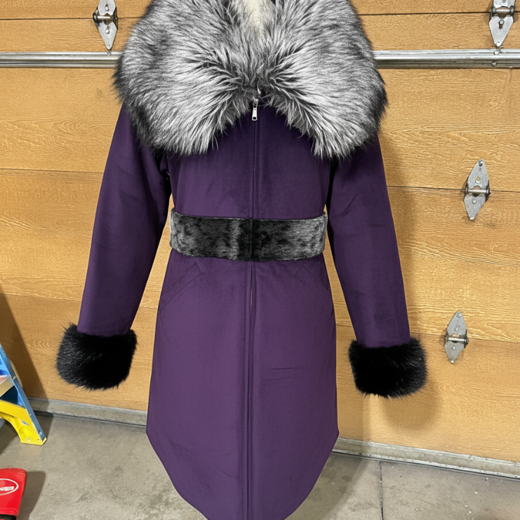 Contemporary U-Style Parka with Sealskin Belt