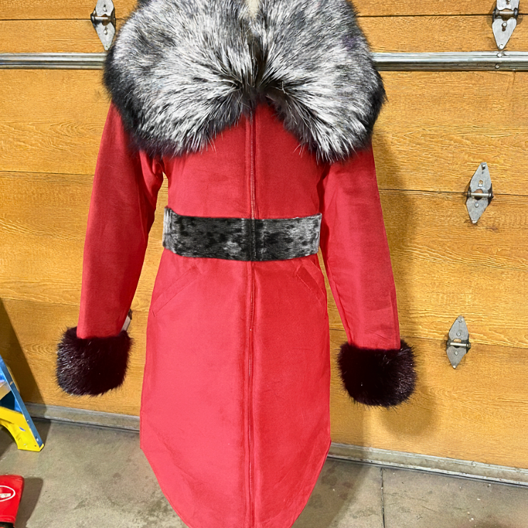 Contemporary U-Style Parka with Sealskin Belt