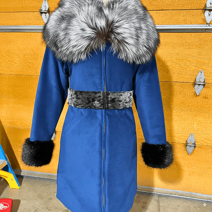 Contemporary U-Style Parka with Sealskin Belt