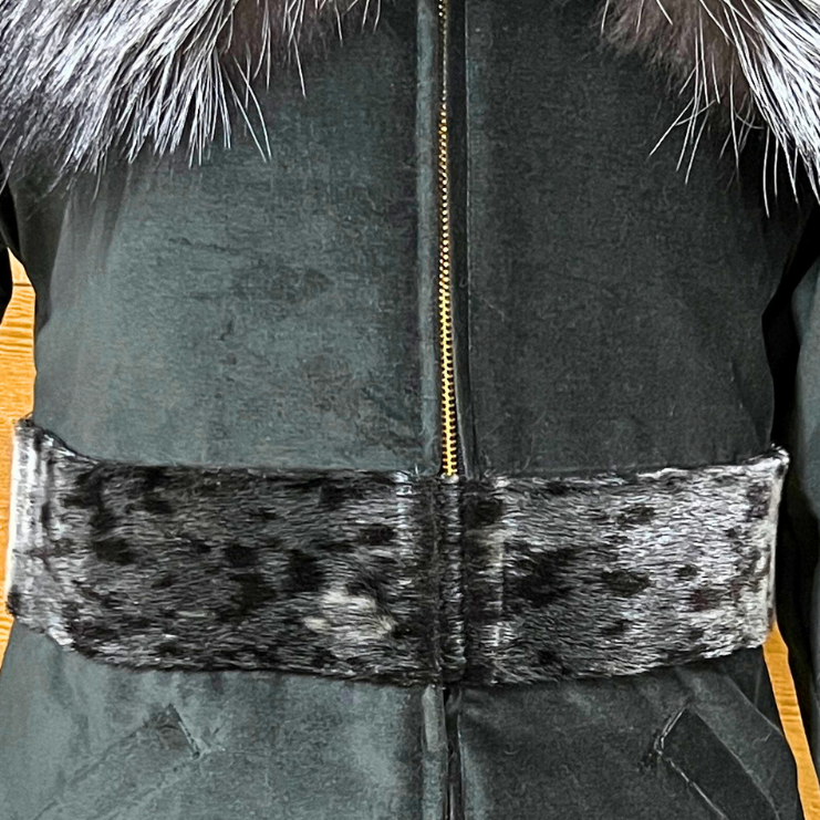 Contemporary U-Style Parka with Sealskin Belt