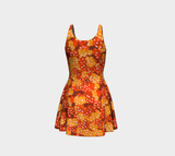 Aqpik(Salmonberry) Flare Dress