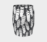 Ukpik(Snowy Owl) Feather fitted skirt