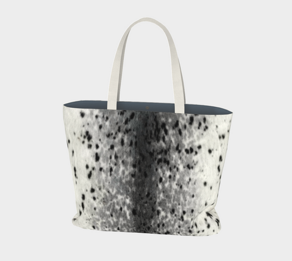 Spotted Sealskin Large Tote