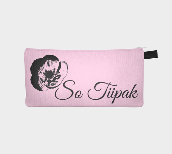 So tiipak pencil pouch pink