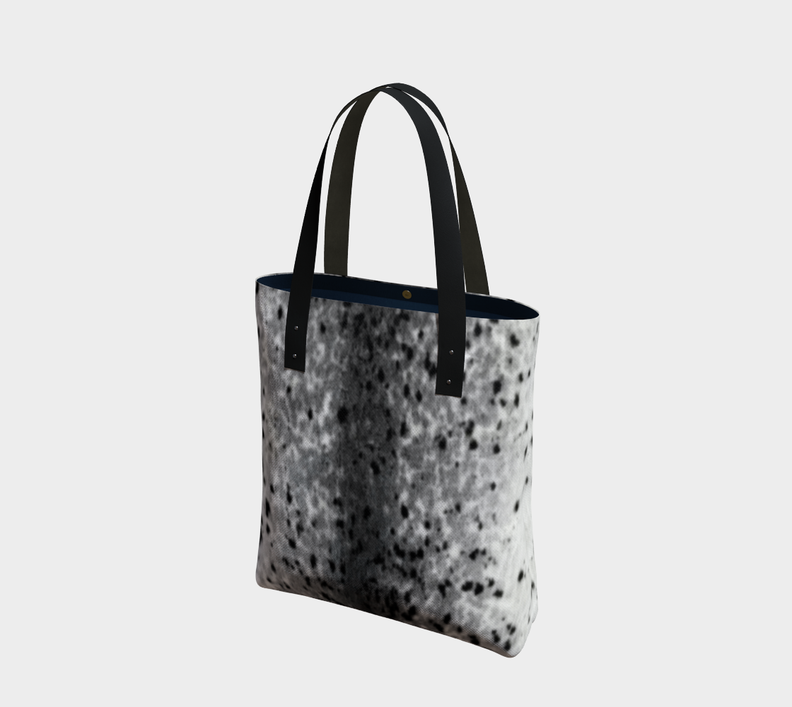 Sealskin Print Tote bag – Arctic Luxe