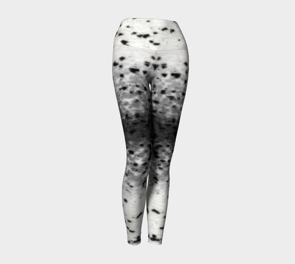 Spotted Sealskin Print Yoga Leggings Ombre'