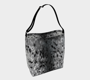 Spotted Sealskin Print Stretchy Tote