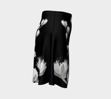 Arctic Cotton Flare Skirt