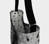 Spotted Sealskin Print Stretchy Tote