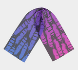 Ukpik(Snowy Owl) Ombre' Scarf
