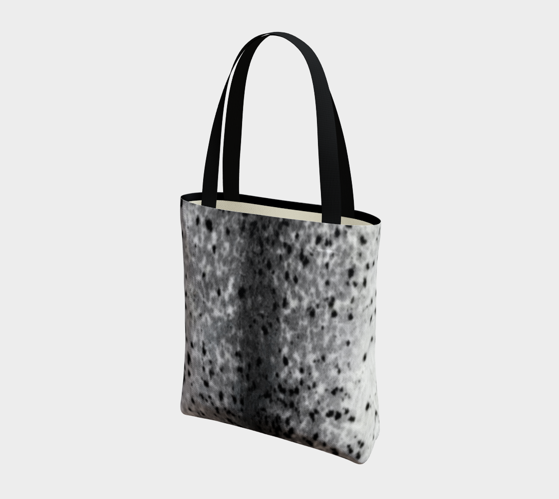 Sealskin Print Tote bag – Arctic Luxe