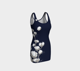 Arctic Cotton Navy Bodycon Dress