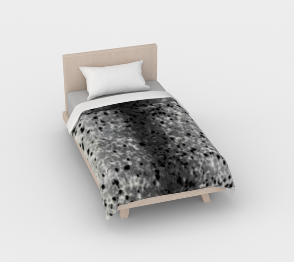 Spotted Sealskin Print Duvet cover