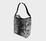 Spotted Sealskin Print Stretchy Tote