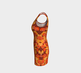 Aqpik(Salmonberry) Bodycon Dress