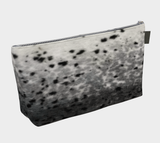 Spotted Sealskin Print Makeup Bag