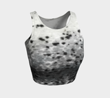 Spotted Sealskin Print Crop Top