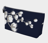 Arctic Cotton Navy Makeup Bag