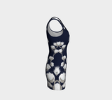 Arctic Cotton Navy Bodycon Dress