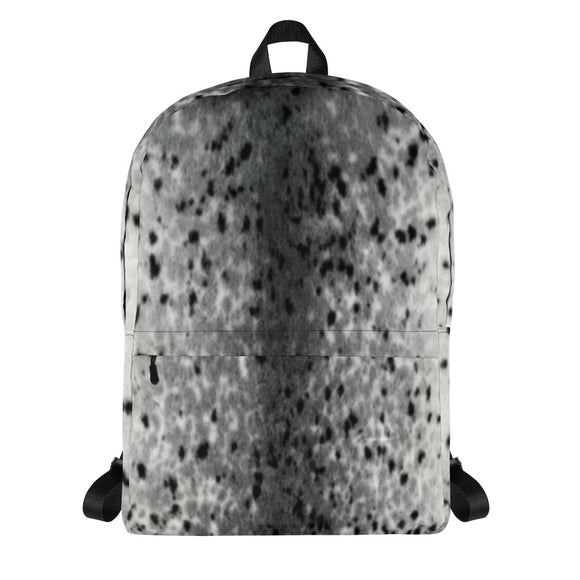 Sealskin Print Backpack