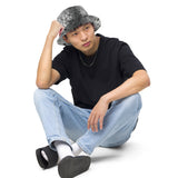 Sealskin Print Reversible bucket hat