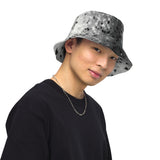 Sealskin Print Reversible bucket hat