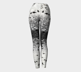 Spotted Sealskin Print Yoga Leggings Ombre'