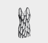 Ukpik(Snowy Owl) Feather Bodycon Dress