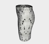Sealskin Print Fitted Skirt