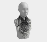 Sealskin printed scarf