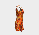 Aqpik(Salmonberry) Flare Dress