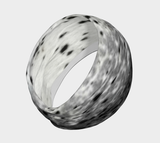 Spotted Sealskin Print Headwrap