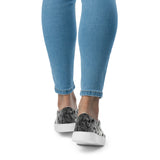 Spotted Sealskin Print Women’s slip-on canvas shoes