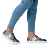 Spotted Sealskin Print Women’s slip-on canvas shoes