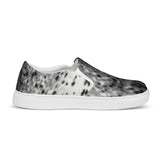 Spotted Sealskin Print Women’s slip-on canvas shoes